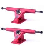 CALIBER II "Fifty" Skateboard Trucks Longboard Freeride 10" 184mm 50deg SATIN RED Slide