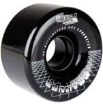 CLOUDS "Quantum" Roller Skate wheels 80a 62mm BLACK Derby Outdoor fit Bauer Roces