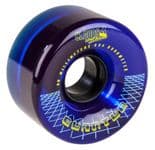 CLOUDS "Quantum" Roller Skate wheels 80a 62mm BLUE Derby Outdoor fit Bauer Roces