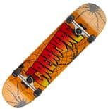 CREATURE "Web" Complete Skateboard 8.0" x 31.6" ORANGE Park Street Ramp