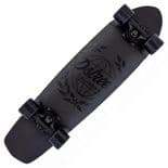D STREET "Atlas Cruiser" Skateboard Complete 28" x 7.25" BLACK Cruiser Transport