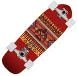 D-STREET SURFSKATE "Aztec Baja" Skateboard 9.375" x 29" Surf Carve Transport Cruiser