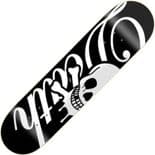 DEATH "Death Script" Skateboard Deck 8.25" x 31.75" BLACK Ramp Park Street