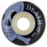 DEATH "Skull" Skateboard Wheels 51mm 101a Park Street  WHITE / GREY  UK