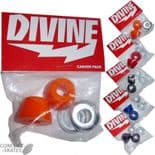 DIVINE "Carver" Conical Skateboard Bushings Longboard Freeride Slide Slalom  Carve 5 Hardnesses 78a - 93a
