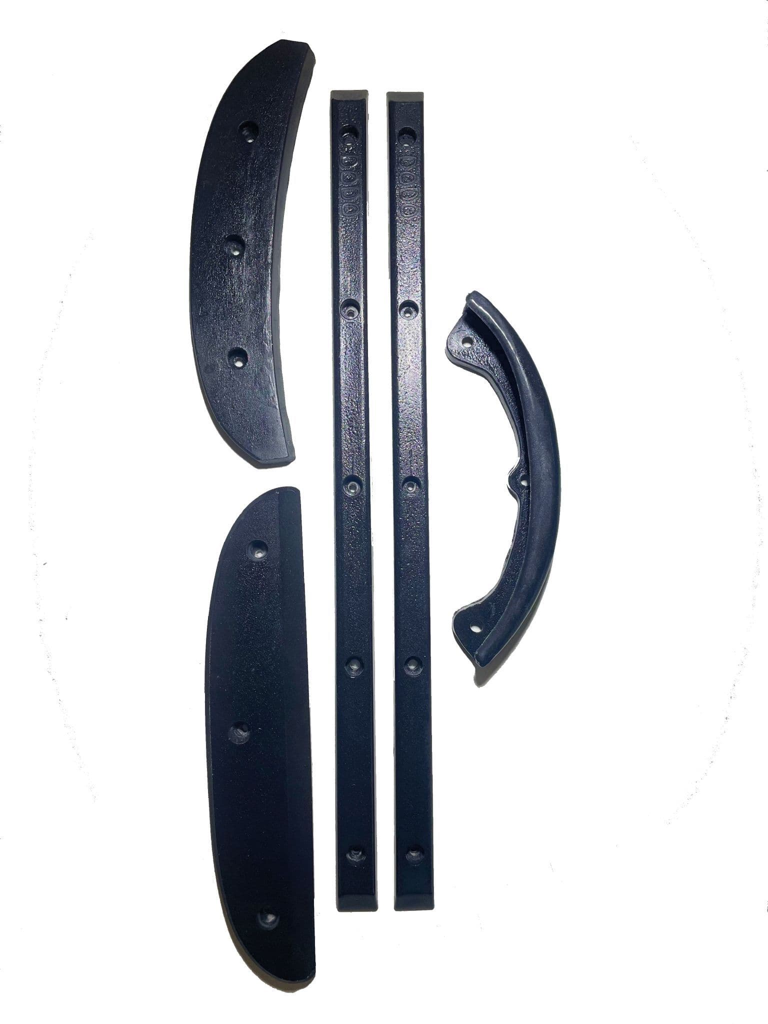 DODO "Sparking Bones" Skateboard Rails BLACK Old Skool Slide Bars 14