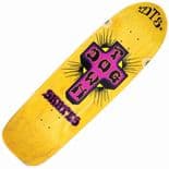 DOGTOWN "Big Boy"  Skateboard Deck 32.5" x 9.0" 15" WB YELLOW PURPLE Vert Park