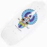 DOGTOWN "Big Foot OG Classic" Skateboard Deck 12" WHITE Old Skool Pig Pool Huge!