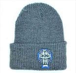DOGTOWN "Blue Cross Patch" Beanie Skateboard GREY OSFA Hat
