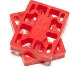 DOGTOWN  "Cross Logo" Skateboard 1/2" Riser Pads  RED  Pair Longboard Old Skool Risers