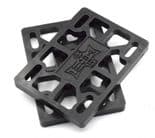 DOGTOWN  "Cross Logo" Skateboard 1/4" Riser Pads  BLACK  Pair Longboard Old Skool Risers