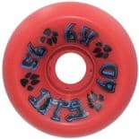 DOGTOWN "K9" Skateboard Wheels 60mm 95a RED 1980s Reissues Pool