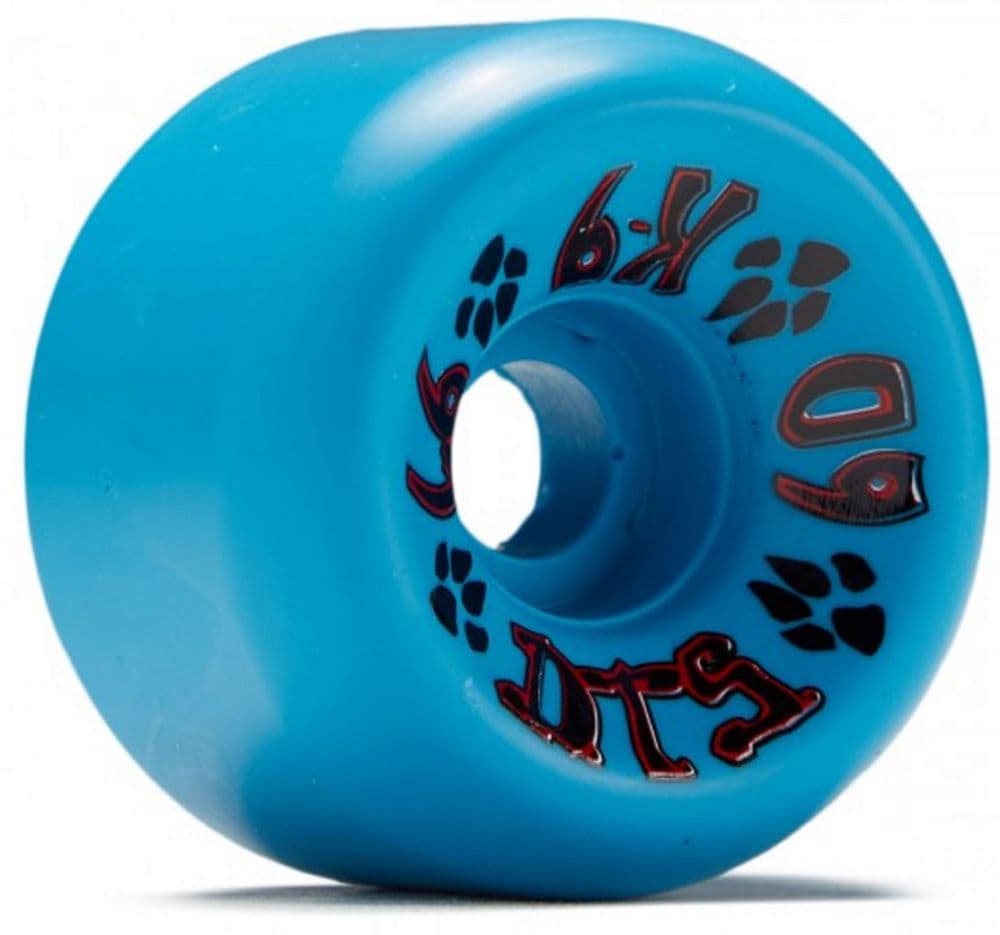 Roues De Skateboard Dogtown K-9 80's - 60 Mm 97A Bleu Clair - Old School Neuves