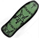 DOGTOWN  "Rat Face - Scott Oster" Skateboard Deck 30.75" x 10.125" GREEN / BLACK 1980s