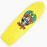 DOGTOWN "Red Dog  - Rider" Skateboard Deck 9" x 30.5" YELLOW 1970s Old Skool Wes Humpston
