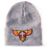 DOGTOWN "Wings Patch" Beanie Skateboard GREY OSFA Hat