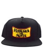 DOGTOWN x SUICIDAL SKATES "Possessed to Skate" Snapback  Cap Skateboard BLACK OSFA  Hat