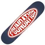 Foundation "Oval" Skateboard Deck 8.75" x 32.5" NAVY BLUE Park Street