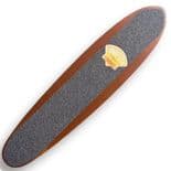 G&S / FIBREFLEX "Classic Slalom" Skateboard Deck 6.375" x 28" BROWN 1970s reissue Gordon & Smith