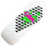 G&S "Foil Tail" Skateboard Deck Pig 10.5" x 29.5" WHITE Old Skool 1984 Reissue