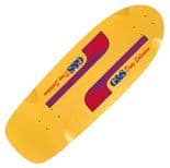 G&S "Pine Design" Doug Saladino Skateboard Deck 10.5" x 31" YELLOW Signed 1981 Pineapple