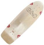 G&S "Proline 500" Skateboard Deck 1979 Pig 10.0" x 31.5"  NATURAL / RED + Griptape Old Skool