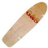 G&S "Protail 500" Skateboard Deck 8" x 28" + Griptape Old Skool 1970s NATURAL / SUN