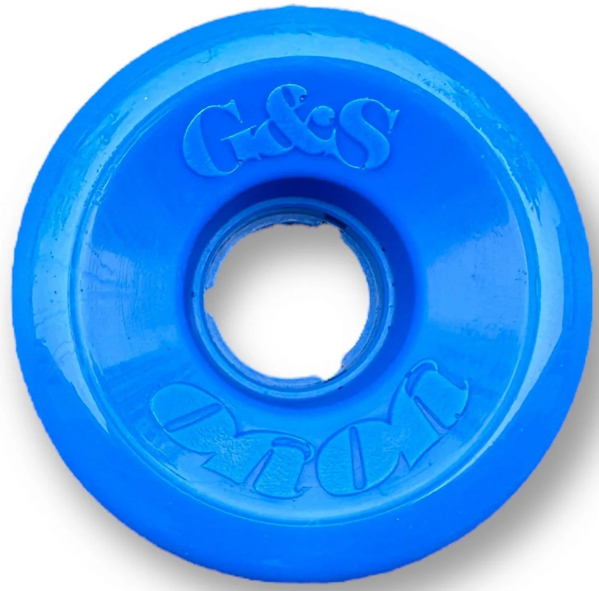 G&S "YoYo" Skateboard Wheels 63mm 86a BLUE YoYos 1970s Gordon Smith