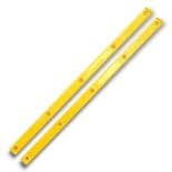 G-TOOL "Rails" Skateboard Rails Pair 14.5" YELLOW Slide Ribs Side Grabs