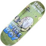 HEROIN "Curb Killer Wide Boy - Razor Edge" Skateboard Deck 10.75" x 32.5" GREEN Pool Park EGG