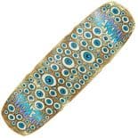 HEROIN "Seeing Double Shovel Mutated" Skateboard Deck 9.5" x 32.0" 14.125" WB GOLD Symmetrical