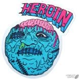 HEROIN SKATEBOARDS "Ball - GM" Skateboard Sticker 13cm  NOS Fos