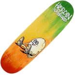 HEROIN "The Rainbow Egg" Skateboard Deck 9.125" x 32.25" RASTA
