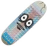 HEROIN "Very Big Holo Egg - Razor Edge" Skateboard Deck 10" x 32.5" SILVER Pool Park