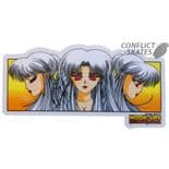 HOOK-UPS "Mika" Skateboard Sticker 12cm NOS Jeremy Klein 1990s 2000s