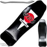 HOSOI "Hammerhead - Double Kick" Skateboard Deck 10.25" x 31.25" BLACK Pool Vert Park