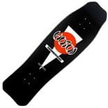 HOSOI "Hammerhead" Skateboard Deck 10" x 37" Longboard BLACK Pool Slide Freeride