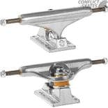 INDEPENDENT 144 Stage 11 "Raw" Skateboard Trucks Polished 8.25" Pool Vert Street