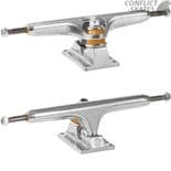 INDEPENDENT 215 Stage 11 Raw Skateboard Trucks Polished 10" Pool Longboard Old Skool