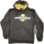 INDEPENDENT "78 BC"  Hooded Sweatshirt BROWN S M L XL Hood Hoodie CROSS LOGO!