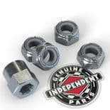 INDEPENDENT "Genuine Parts"  Axle Rethreader + 4 Axle Nuts Skateboard  Silver 8mm + Sticker