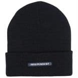 INDEPENDENT "Groundwork" Skateboard Snowboard Woolly Hat Beanie BLACK OSFA INDY