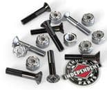 INDEPENDENT "Precision Bolts - Silver" Skateboard Truck Mounting Bolts 1.0" Phillips Countersunk