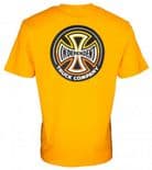 INDEPENDENT "Split Cross" Skateboard T-Shirt GOLD S M L XL XXL Tee INDY
