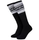 INDEPENDENT "TC Bauhaus"  Skateboard Socks BLACK  /  WHITE  OSFA 1 pair Sox