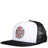 INDEPENDENT "Truck Co. Mesh Back"  Cap Skateboard BLACK / WHITE OSFA Hat Trucker