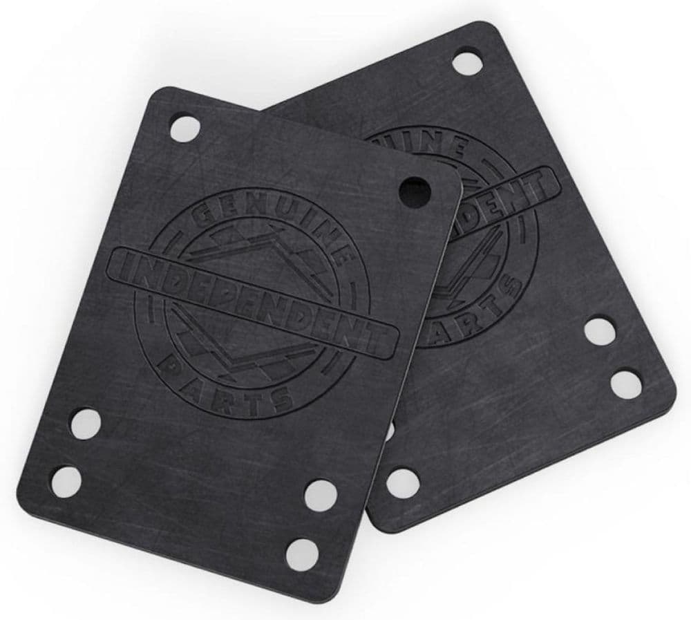 INDEPENDENT TRUCK CO "Shock Pads Genuine Parts" Skateboard Riser Pads Soft Risers 1/8" Rubber
