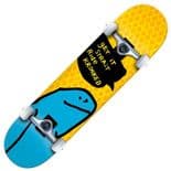 KROOKED "O Geez Shmoo - Medium" Complete Skateboard 7.75" x 31.6" YELLOW Park Street Ramp GONZ
