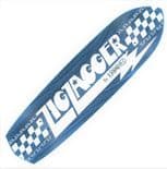 KROOKED  "Zig Zagger" Skateboard Deck 8.6" x 32.25" 14.75" WB BLUE Mark Gonzalez Cruiser