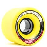 LANDYACHTZ "Chubby" HAWGS 60mm 78a  YELLOW Skateboard Wheels Slide Freeride Cruise